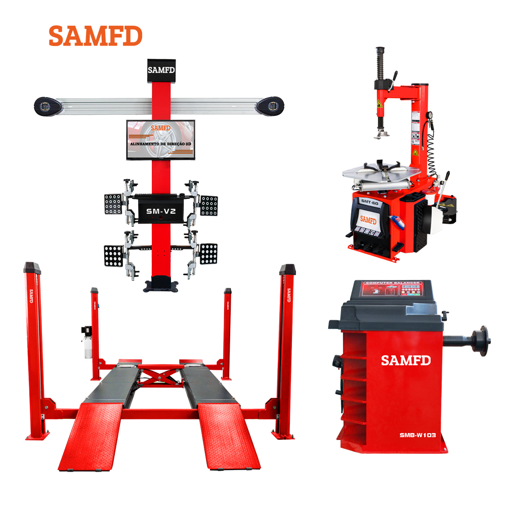Tire Balance Machine - 3D Wheel Alignment Machine Car Lift